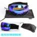 USHAKE Ski Goggles, Snowmobile Snowboard Skate Snow Skiing Goggles with 100% UV400 Protection Interchangeable Mirrored Lens Anti Fog Anti Scratch for Adults or Youth