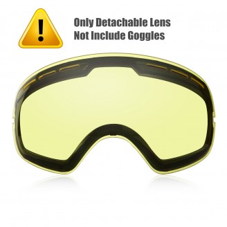 CLEAR LENS FOR SKI GOGGLES(FOR CLOUDY WEATHER)